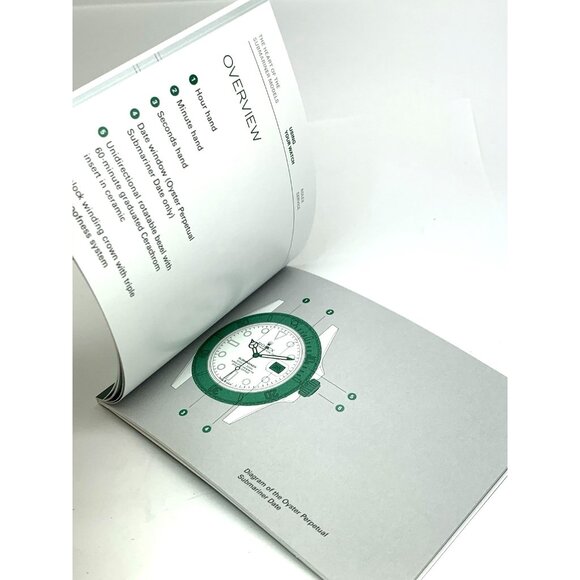 Authentic Rolex Oyster Perpetual Submariner Date 2020 Green Booklet Manual - Picture 3 of 14